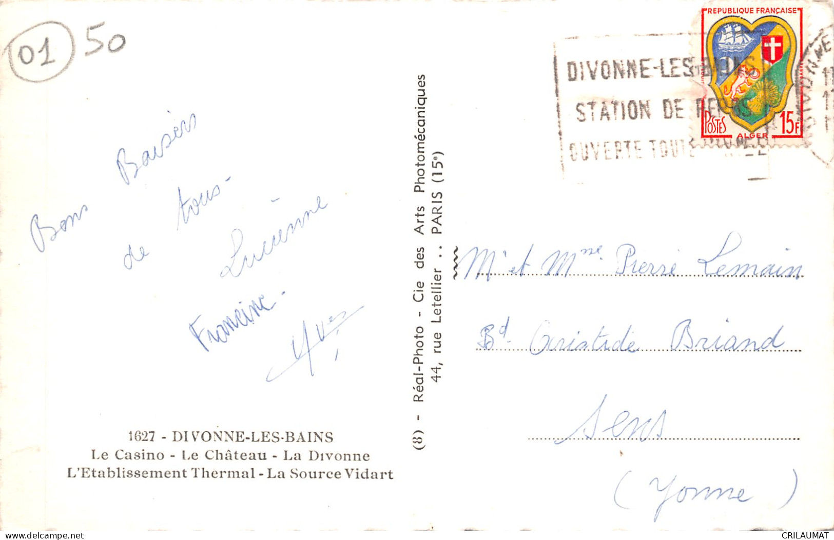 01-DIVONNE LES BAINS-N°T5093-B/0311 - Divonne Les Bains