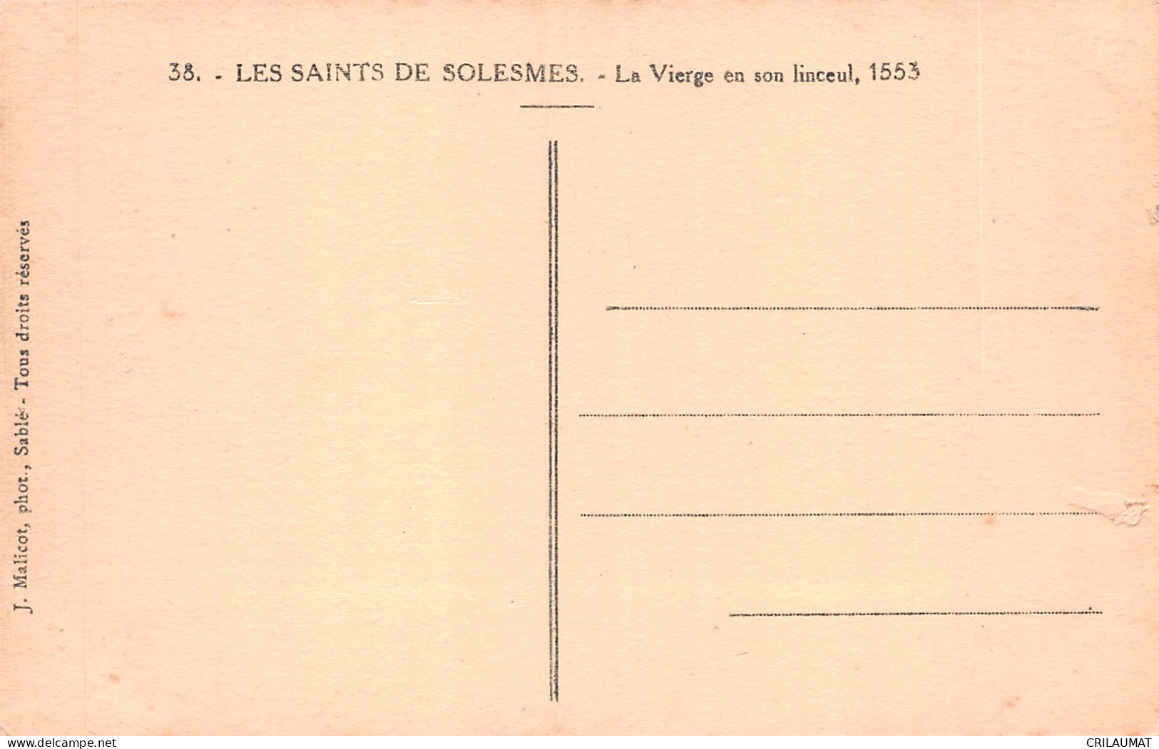 72-SOLESMES-N°T5093-B/0189 - Solesmes