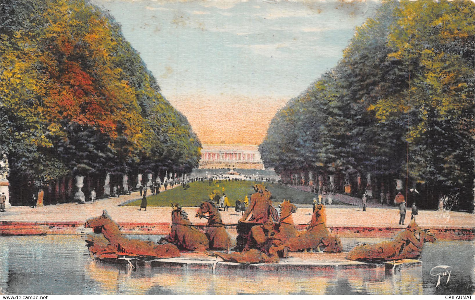 78-VERSAILLES BASSIN DU CHAR D APOLLON-N°T5093-B/0015 - Versailles (Château)