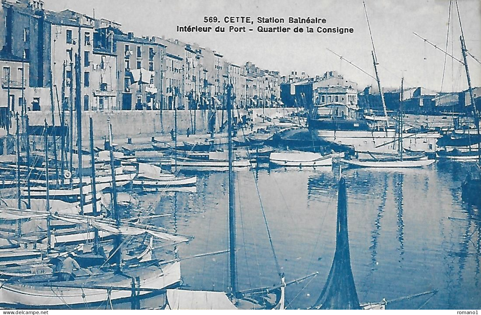 34)  CETTE  -  Intérieur Du Port -  Quartier De La Consigne - Sete (Cette)