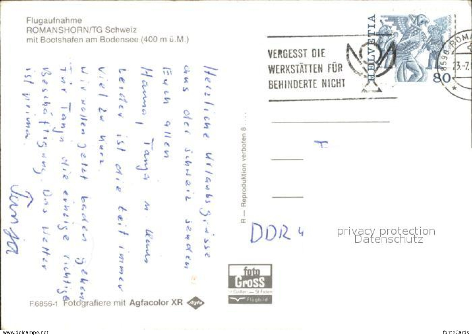 11974121 Romanshorn TG Fliegeraufnahme Romanshorn - Other & Unclassified