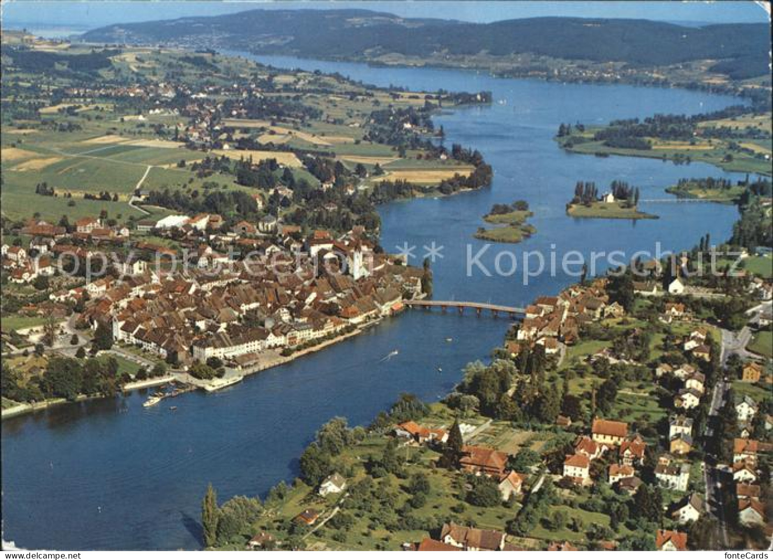 11974042 Stein Rhein Fliegeraufnahme Stein Am Rhein - Andere & Zonder Classificatie