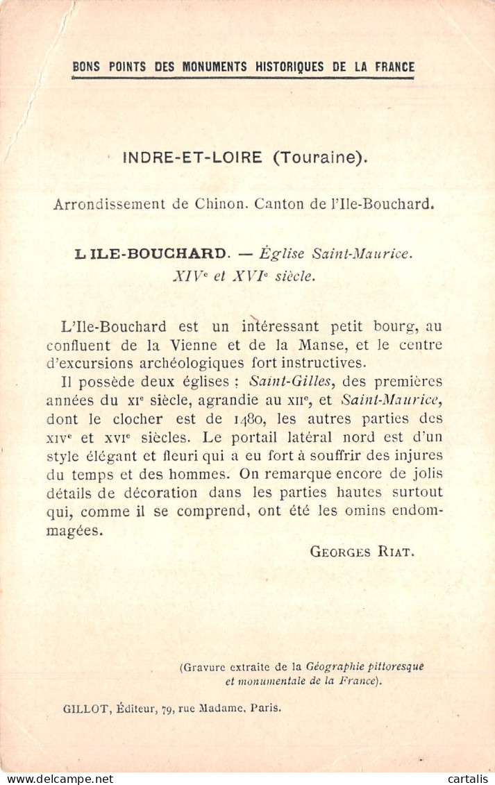 37-L ILE BOUCHARD-N°4463-H/0089 - L'Île-Bouchard