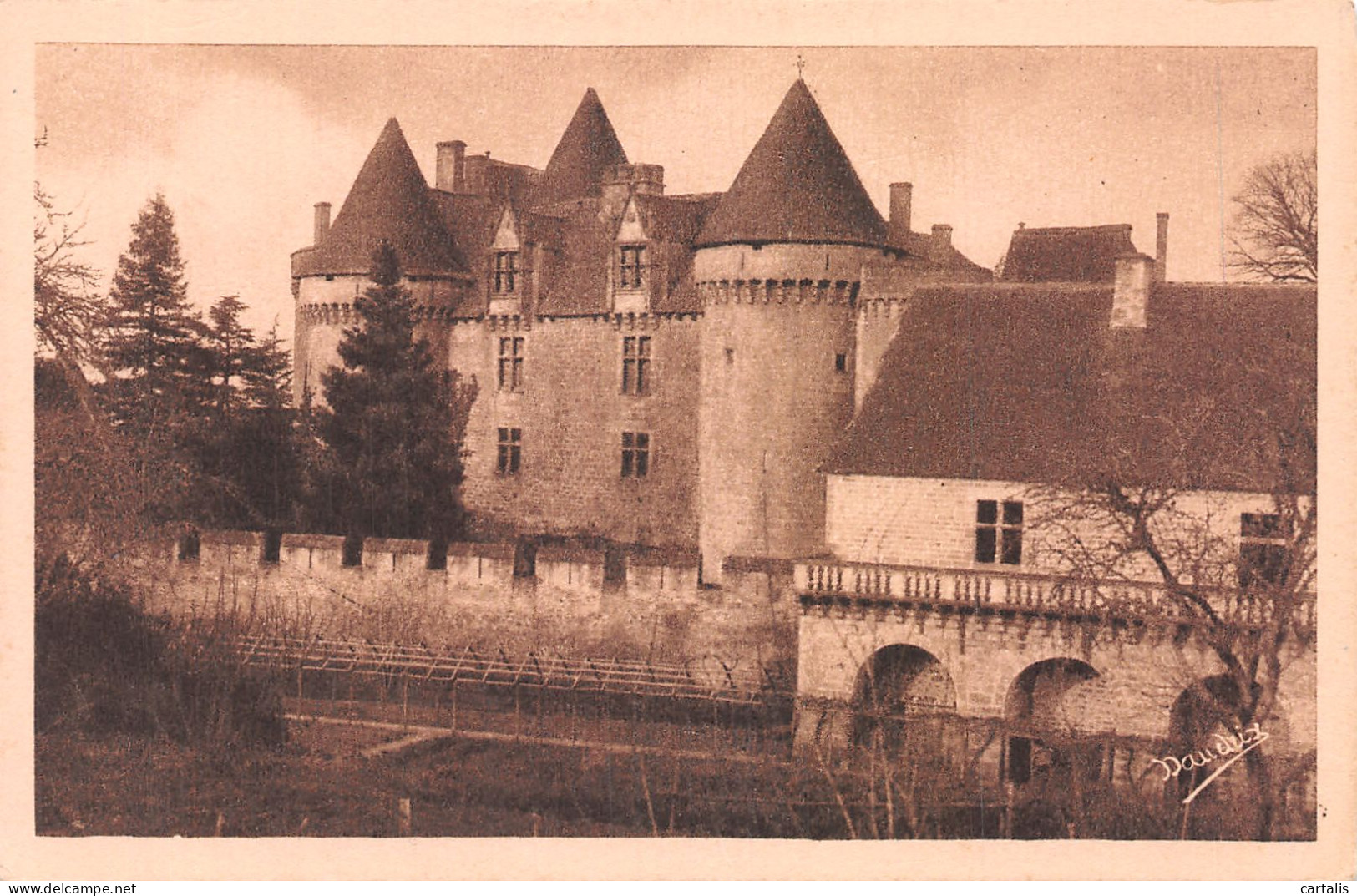 24-CHATEAU DE FENELON-N°4463-G/0185 - Other & Unclassified