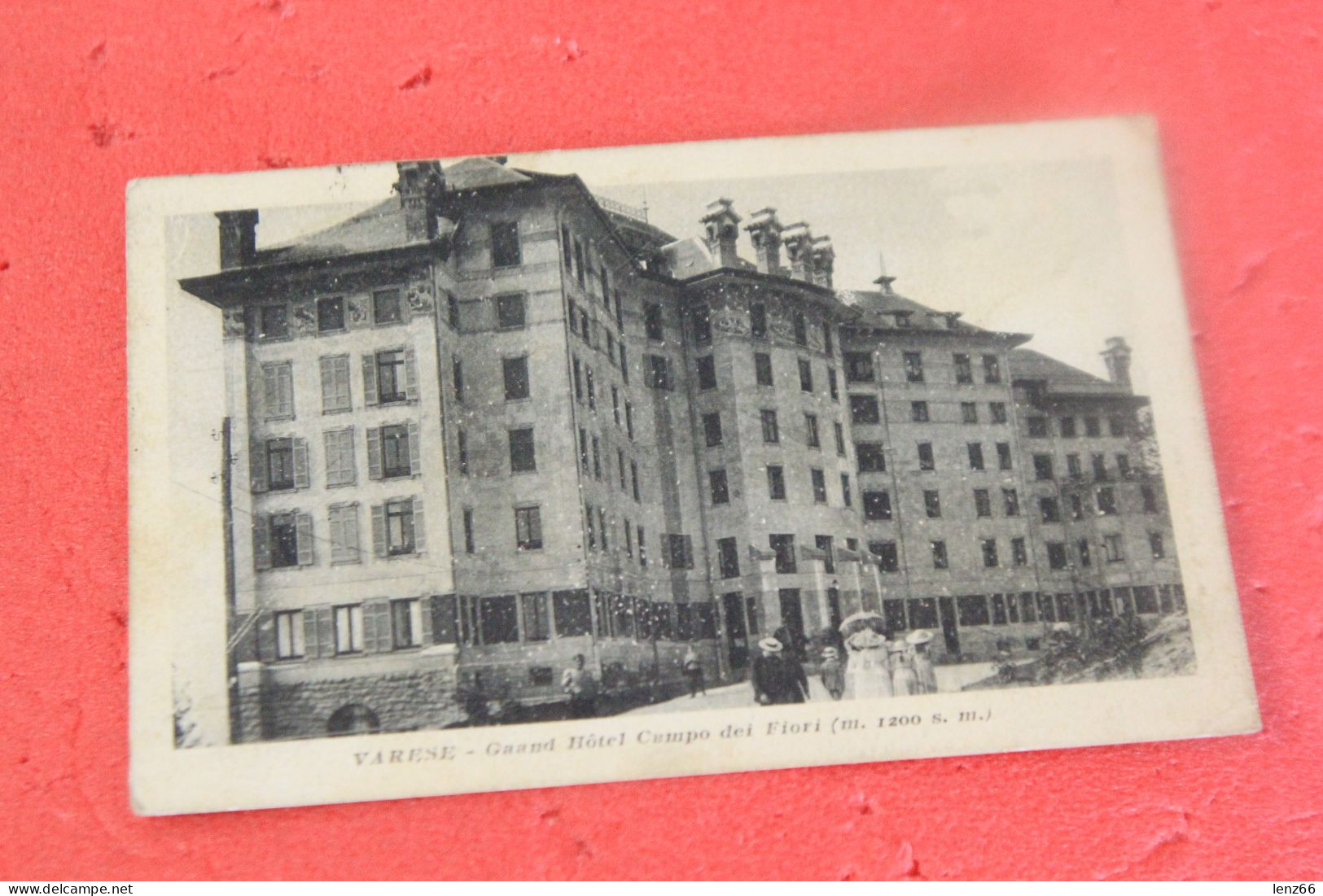 Varese Grand Hotel Campo Dei Fiori Animata 1919 è Timbro Stazione Superiore Funicolare - Varese