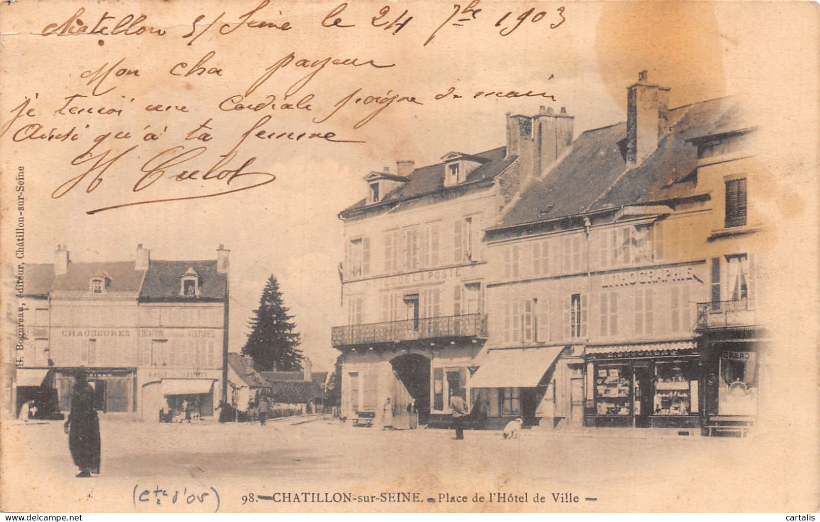 21-CHATILLON SUR SEINE-N°4463-F/0265 - Chatillon Sur Seine