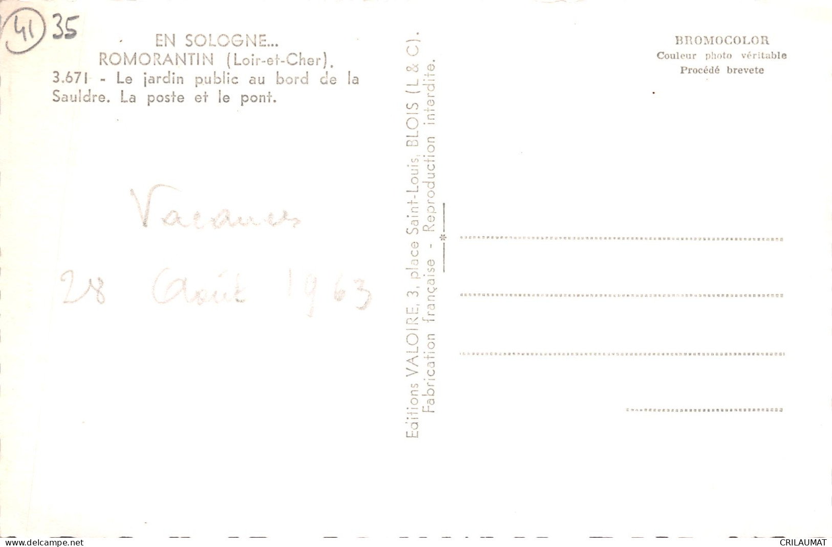 41-ROMORANTIN-N°T5093-E/0115 - Romorantin