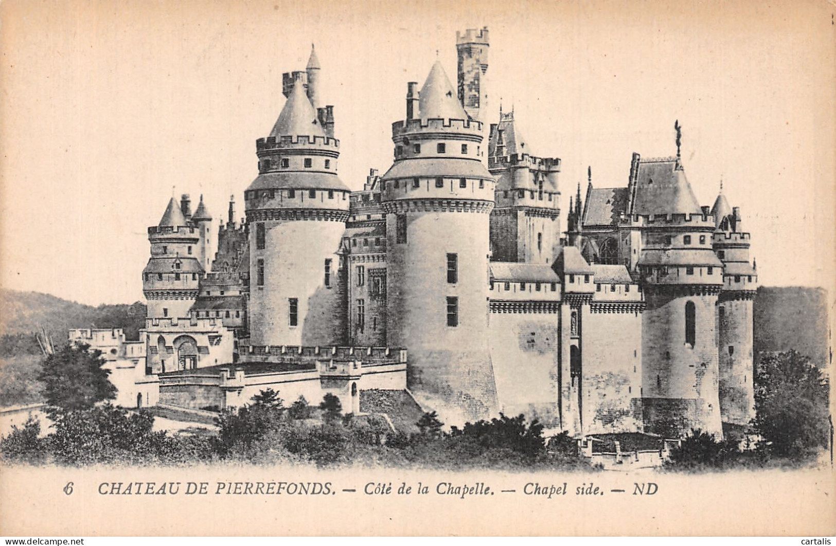 60-CHATEAU DE PIERREFONDS-N°4464-C/0261 - Other & Unclassified