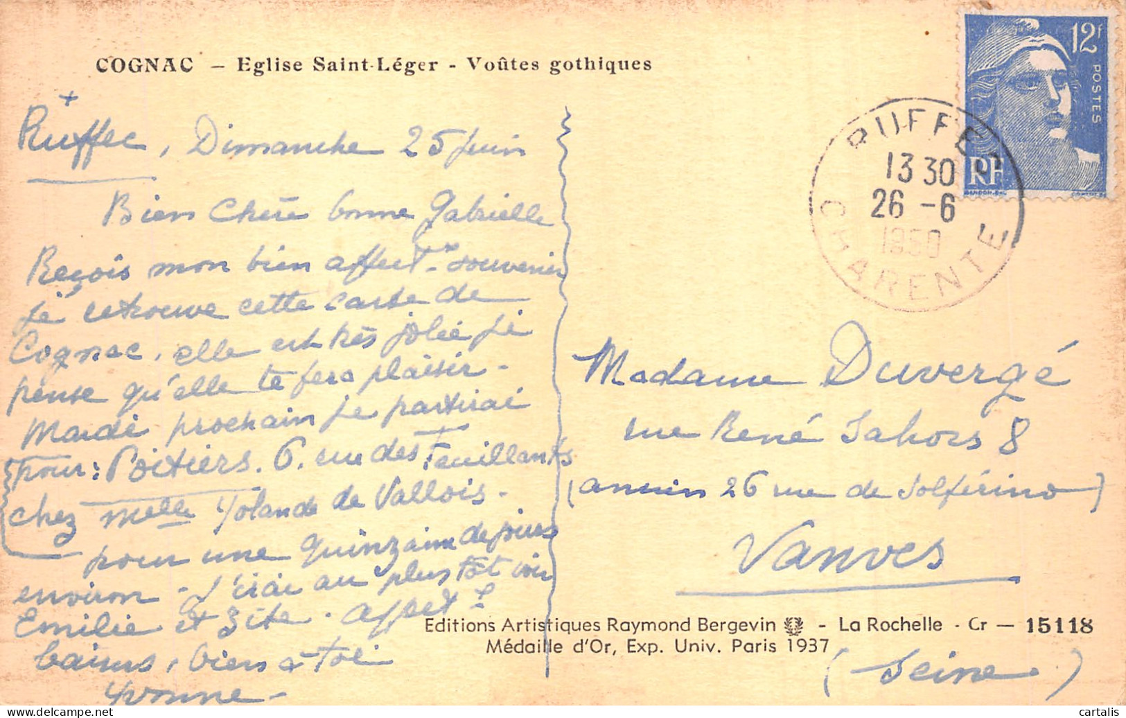 16-COGNAC-N°4464-C/0193 - Cognac