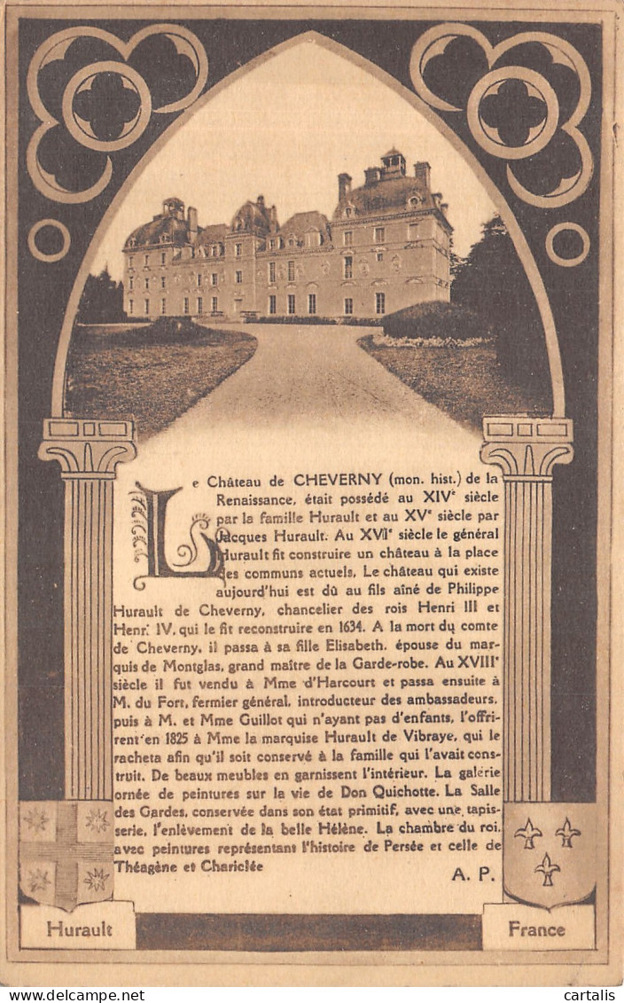 41-CHATEAU DE CHEVERNY-N°4464-C/0103 - Autres & Non Classés