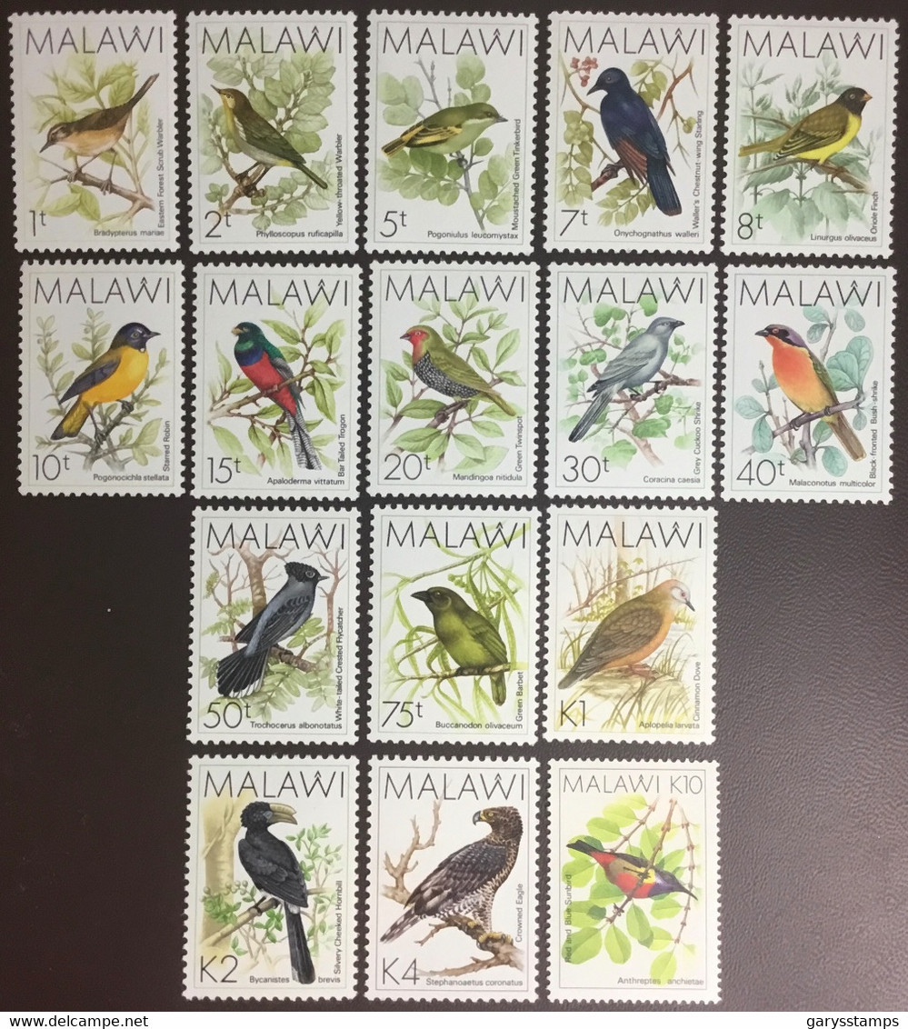 Malawi 1988 Birds Definitives Set MNH - Autres & Non Classés