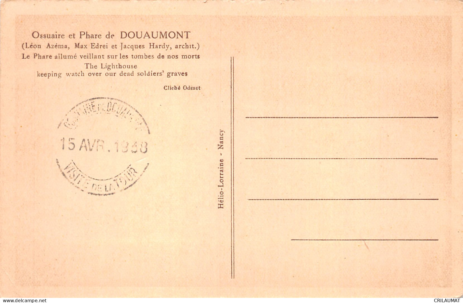 55-DOUAUMONT-N°T5093-H/0381 - Douaumont