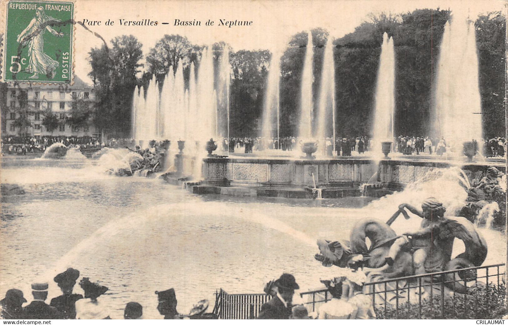 78-VERSAILLES BASSIN DE NEPTUNE-N°T5093-H/0109 - Versailles (Castillo)