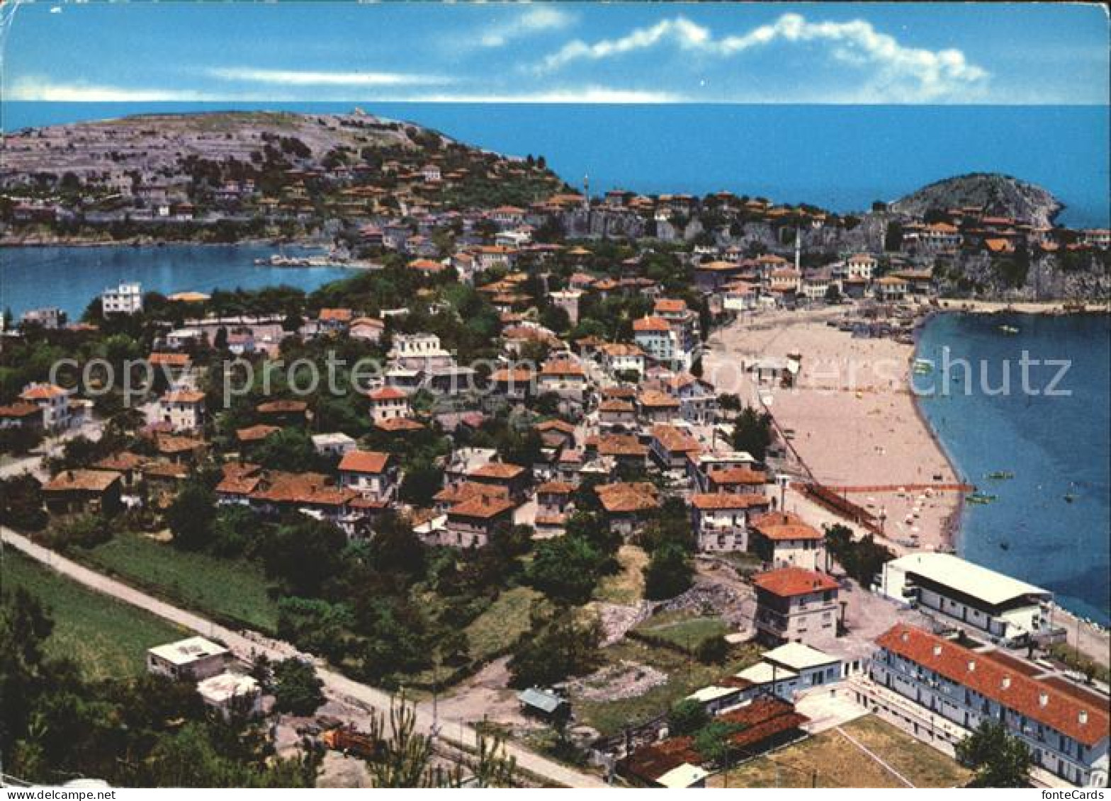 11972289 Amasra Teilansicht Strand  - Türkei