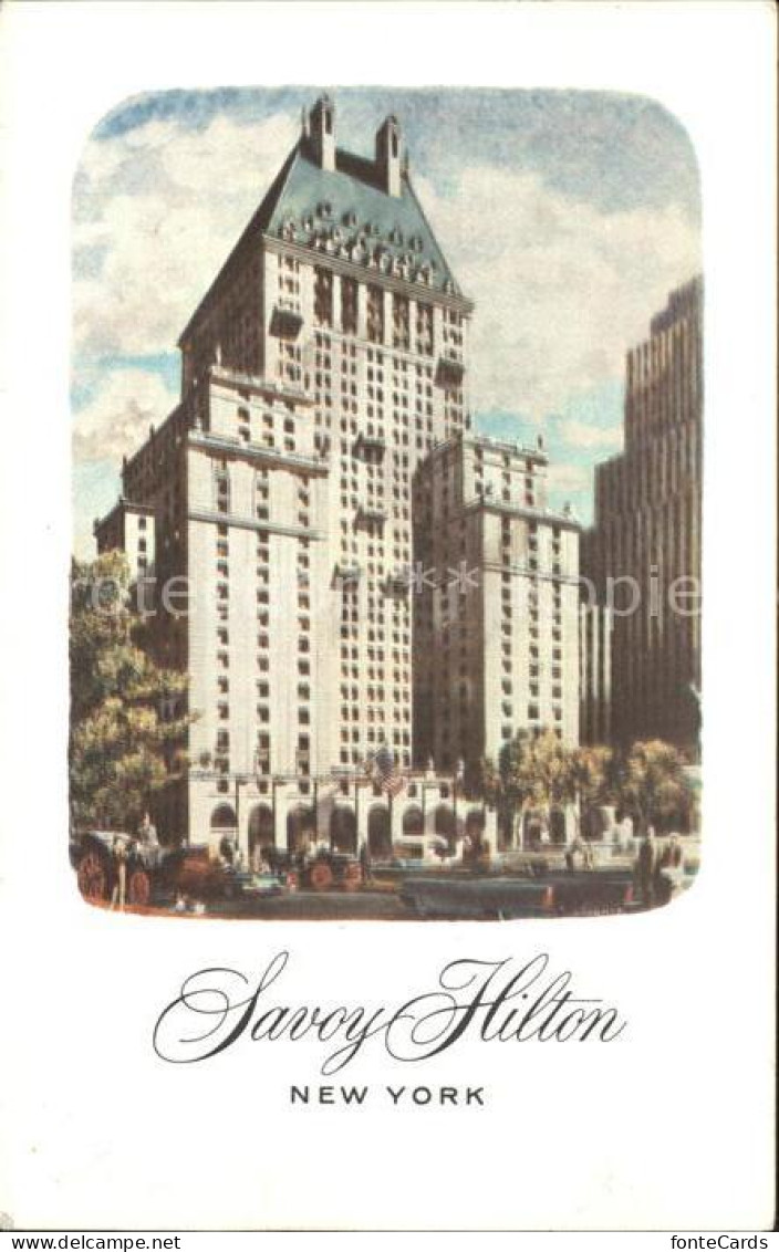 11972218 New_York_City Savoy Hilton - Autres & Non Classés