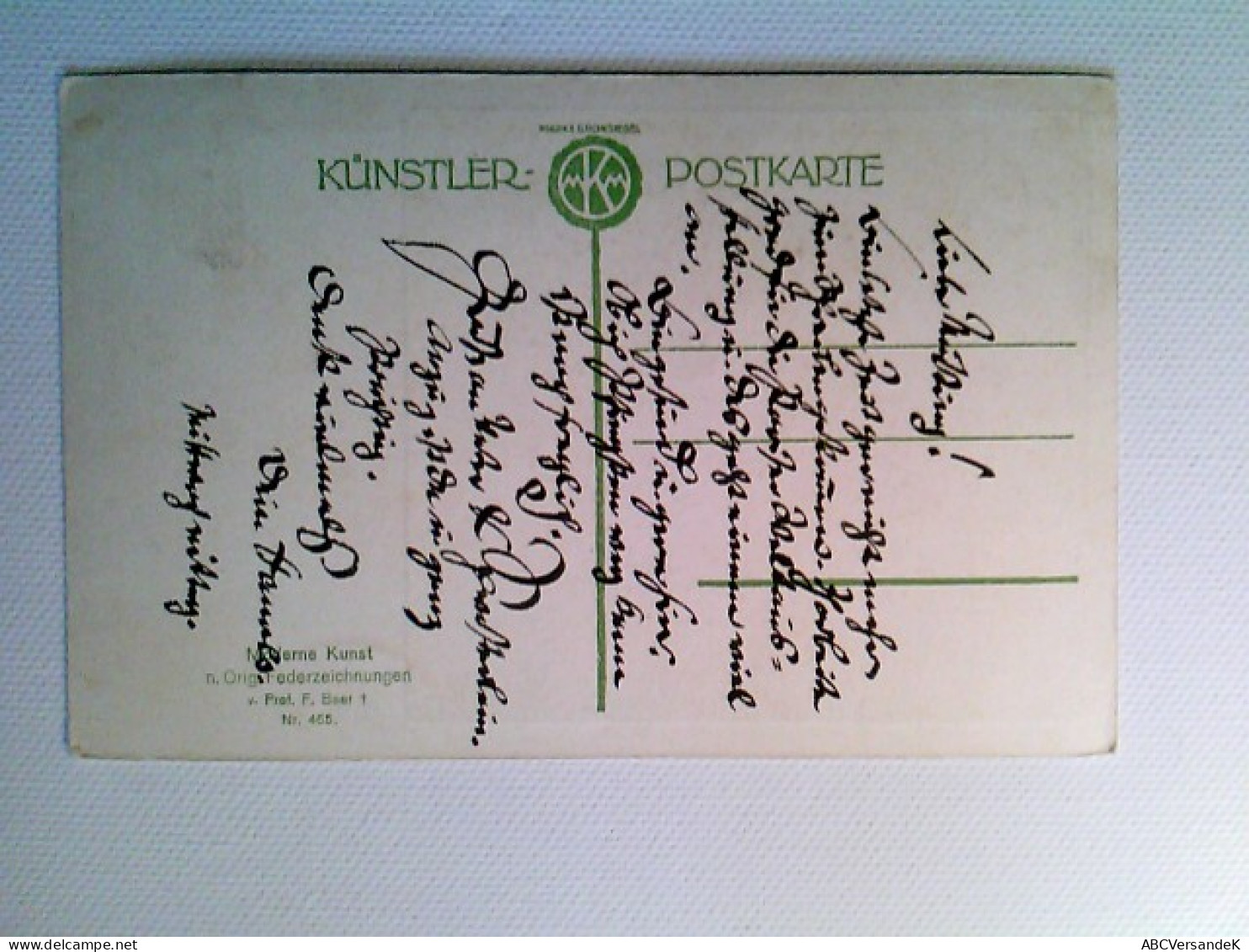 Prof. F. Baer, Federzeichnung, Künstler AK, Ungelaufen, Ca. 1920 - Sin Clasificación