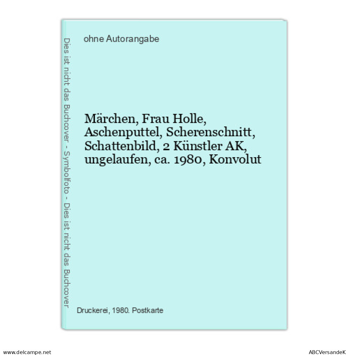 Märchen, Frau Holle, Aschenputtel, Scherenschnitt, Schattenbild, 2 Künstler AK, Ungelaufen, Ca. 1980, Konvol - Sin Clasificación