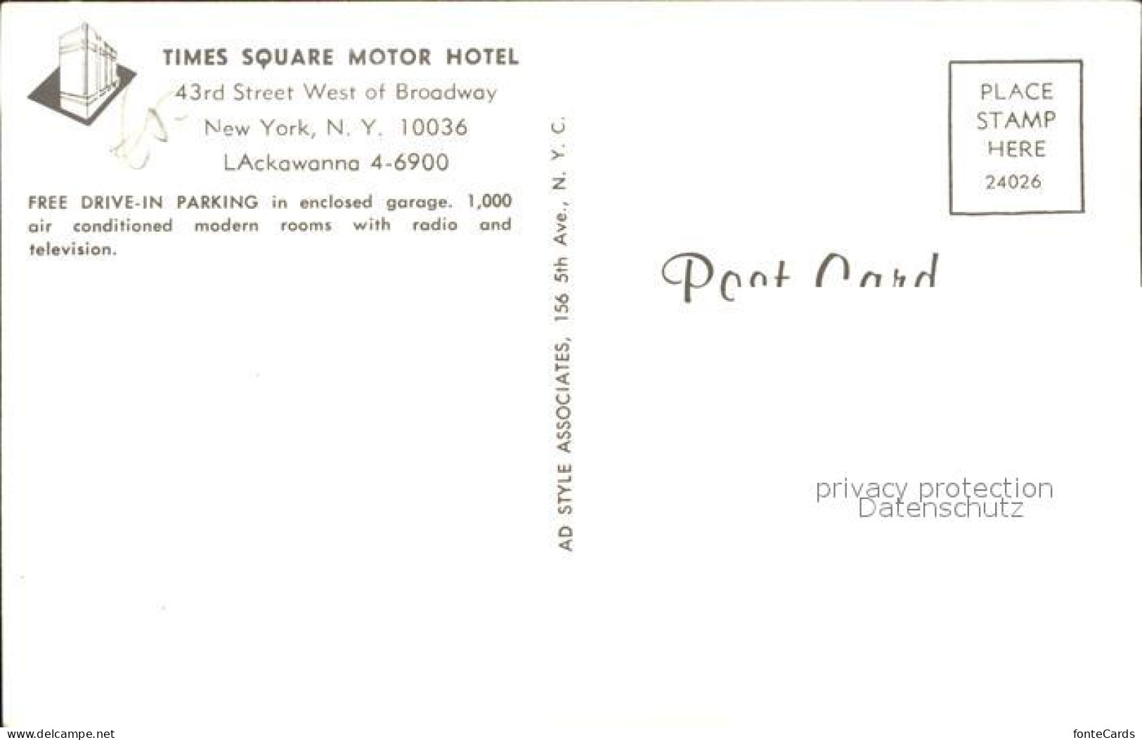 11972183 New_York_City Times Square Motor Hotel - Autres & Non Classés