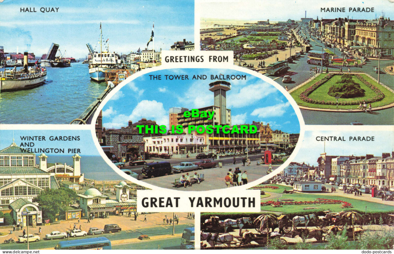 R569276 Greetings From Great Yarmouth. Webster. R111. 1968. Multi View - Welt