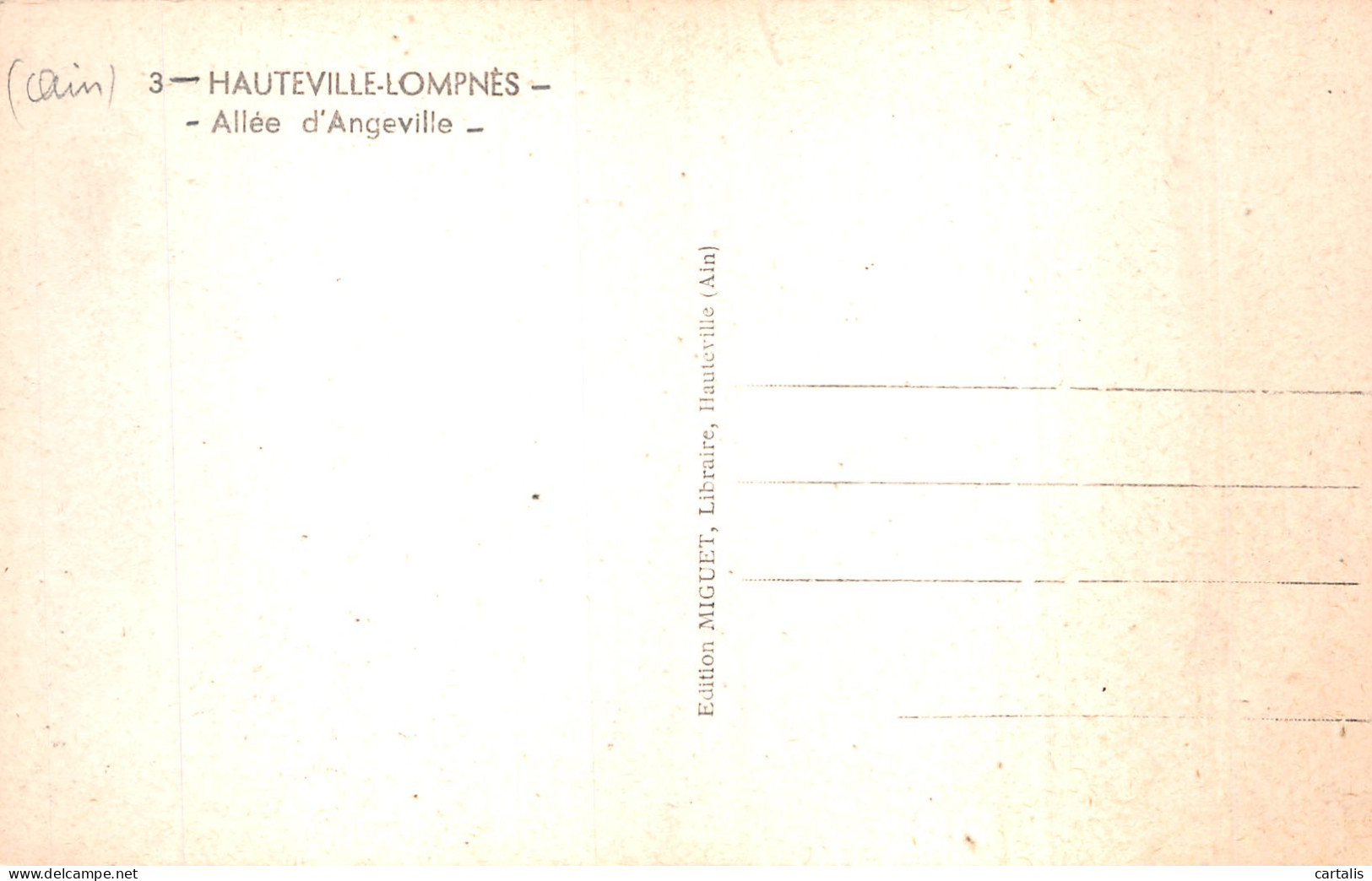01-HAUTEVILLE LOMPNES-N°4464-D/0205 - Hauteville-Lompnes