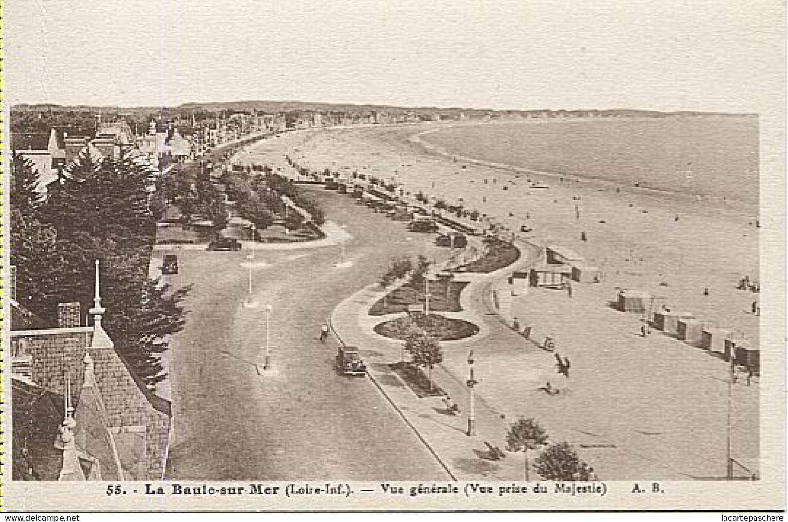 X122039 LOIRE ATLANTIQUE LA BAULE SUR MER VUE GENERALE VUE PRISE DU MAJESTIC - La Baule-Escoublac