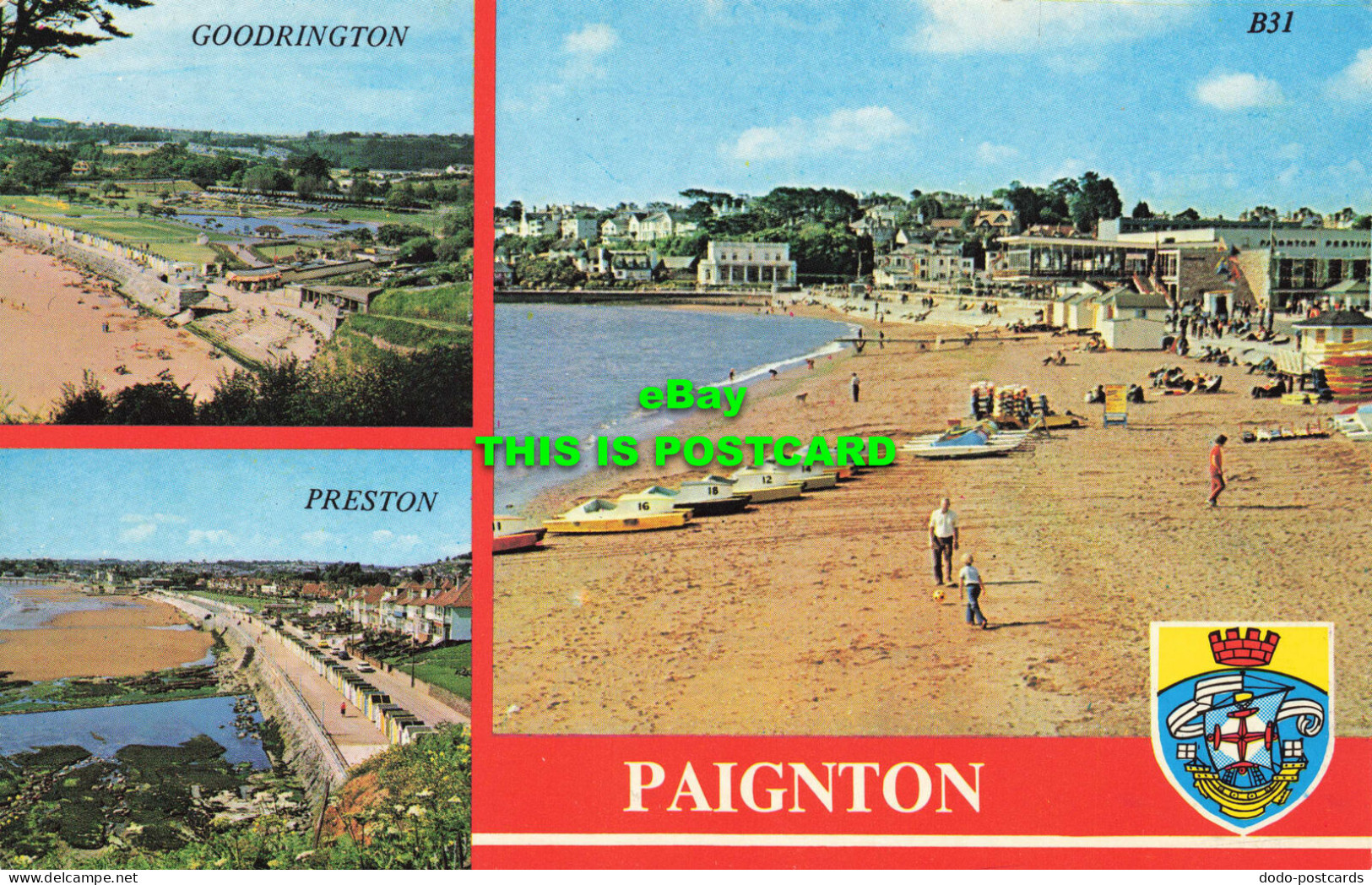 R569283 Paignton. B31. Europa Cards. 1983. Multi View - Welt