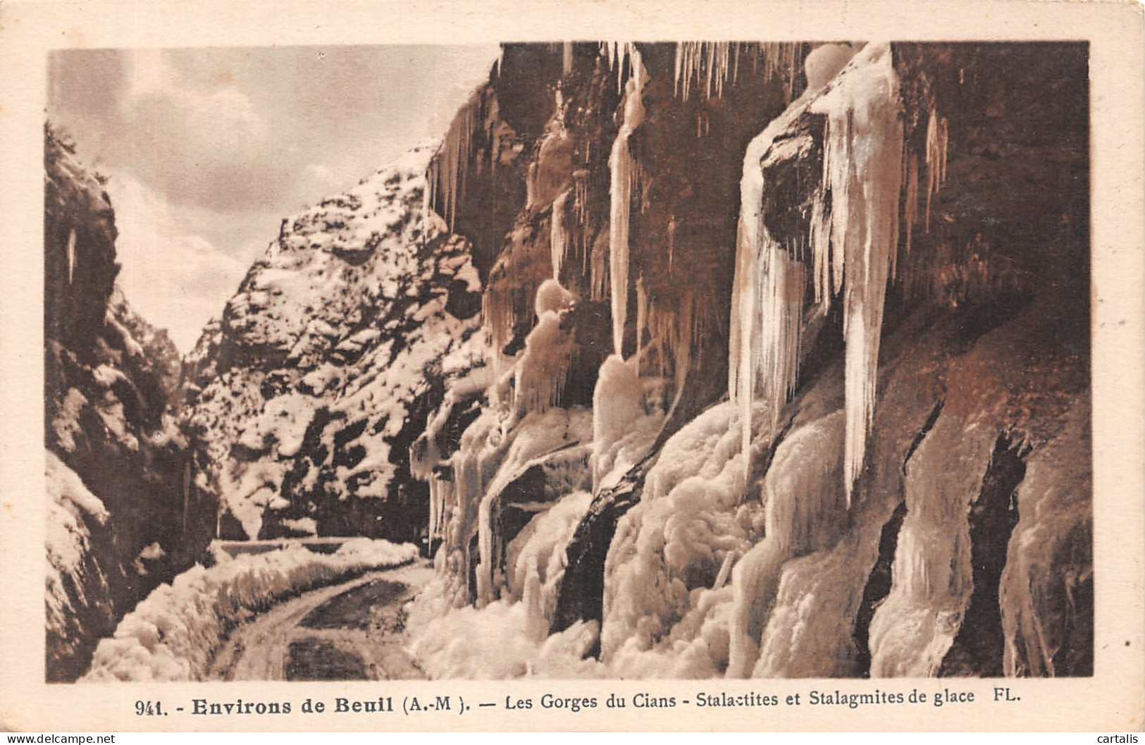 06-LES GORGES DU CIANS-N°4464-H/0091 - Sonstige & Ohne Zuordnung