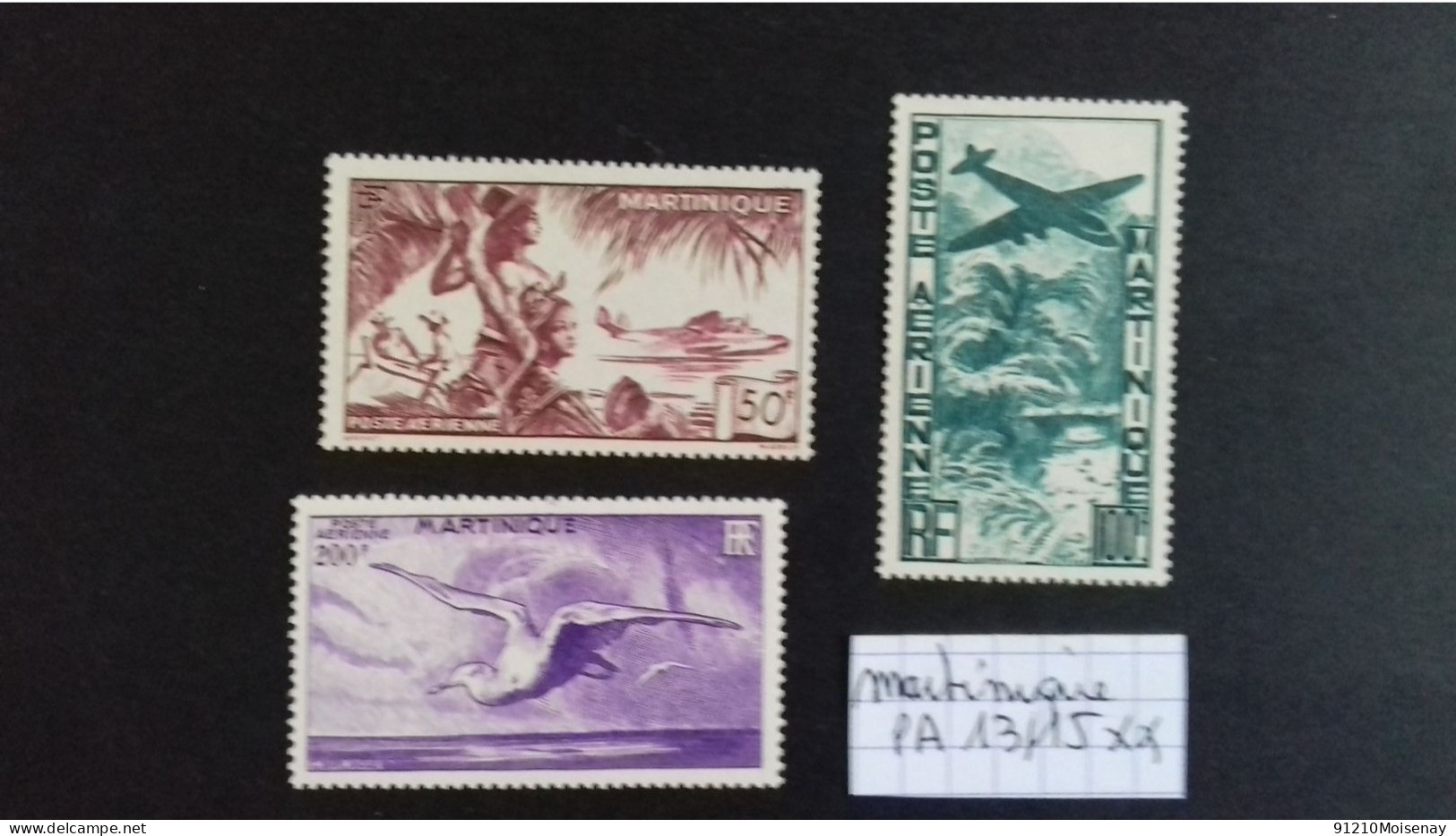 MARTINIQUE PA 13/15** - Unused Stamps