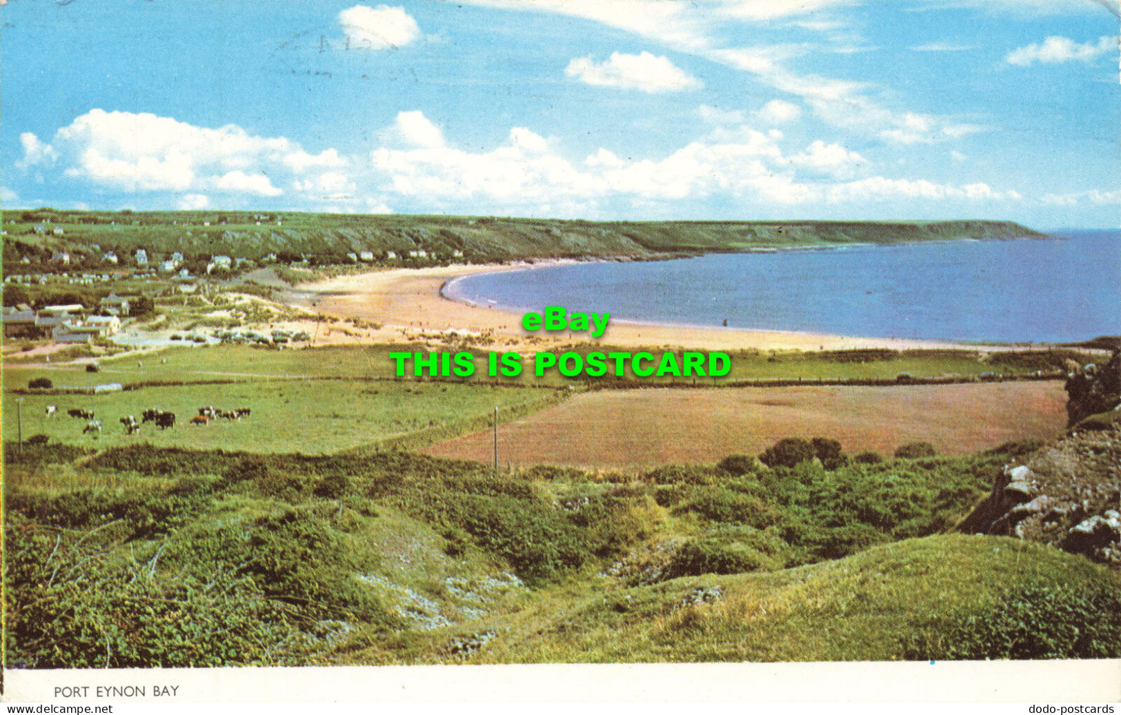 R569293 Port Eynon Bay. Cotman Color. Jarrold. 1970 - Welt