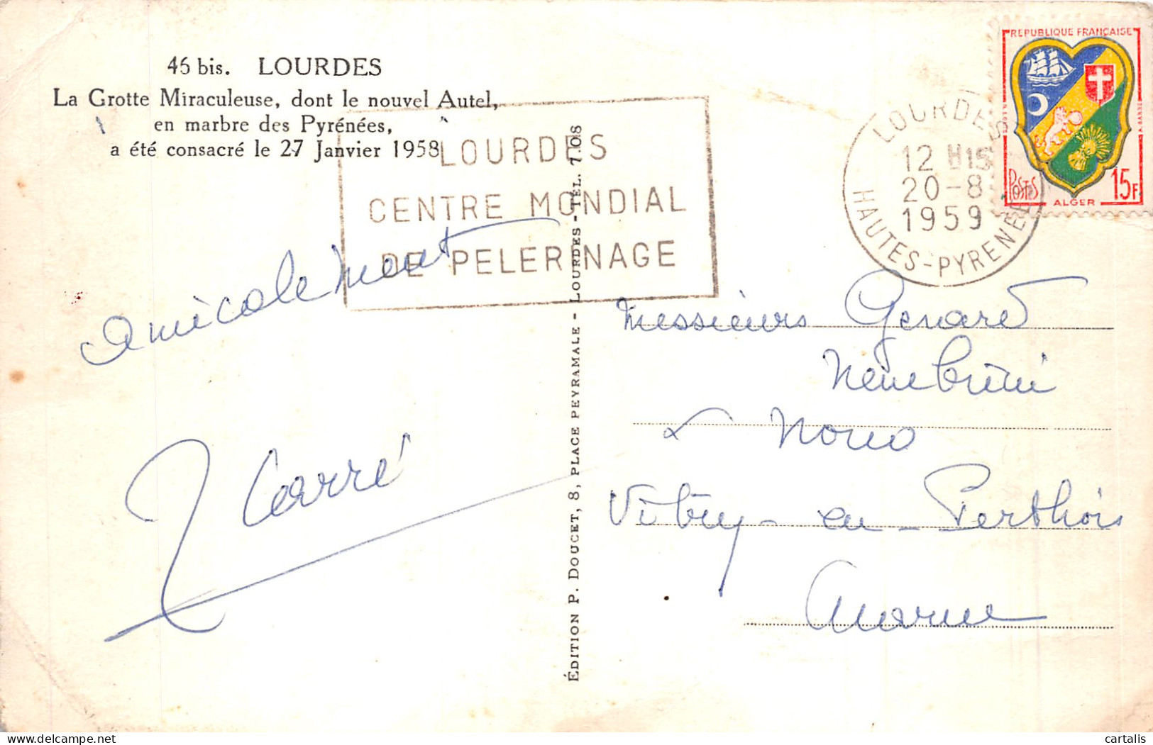 65-LOURDES-N°4465-C/0127 - Lourdes