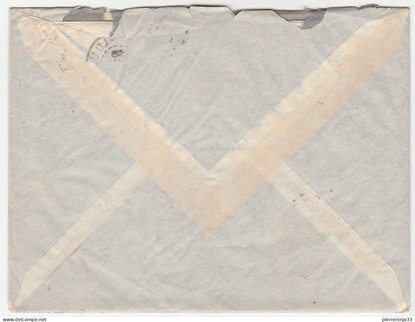 Lettre Saint Louis Du Sénégal Avec Contrôle Postal Pour Bordeaux, 1939 - Brieven En Documenten