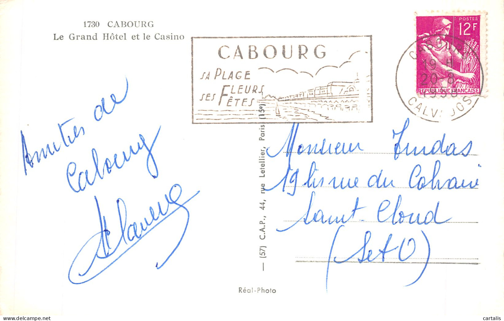 14-CABOURG-N°4465-B/0057 - Cabourg