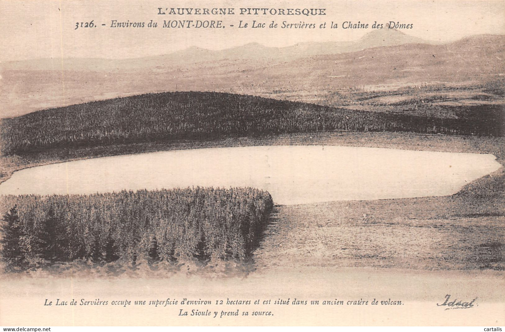 63-LE LAC DE SERVIERES-N°4465-A/0377 - Otros & Sin Clasificación