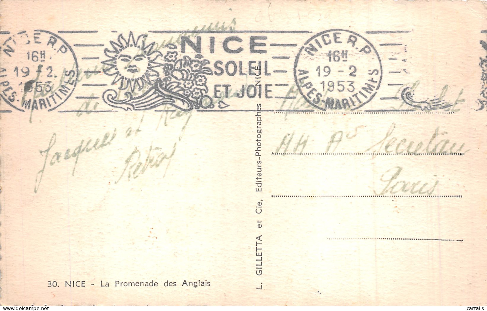 06-NICE-N°4465-A/0309 - Sonstige & Ohne Zuordnung