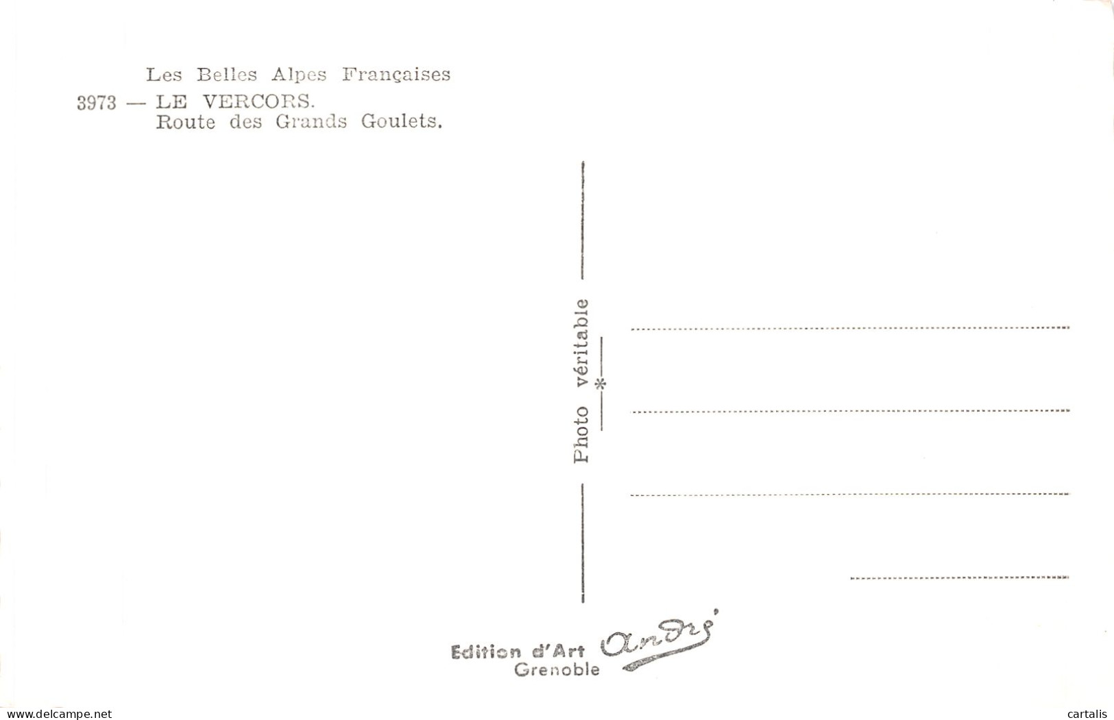 38-LE VERCORS-N°4465-A/0029 - Otros & Sin Clasificación