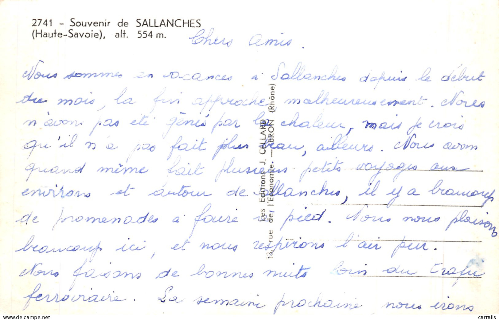 74-SALLANCHES-N°4465-E/0345 - Sallanches