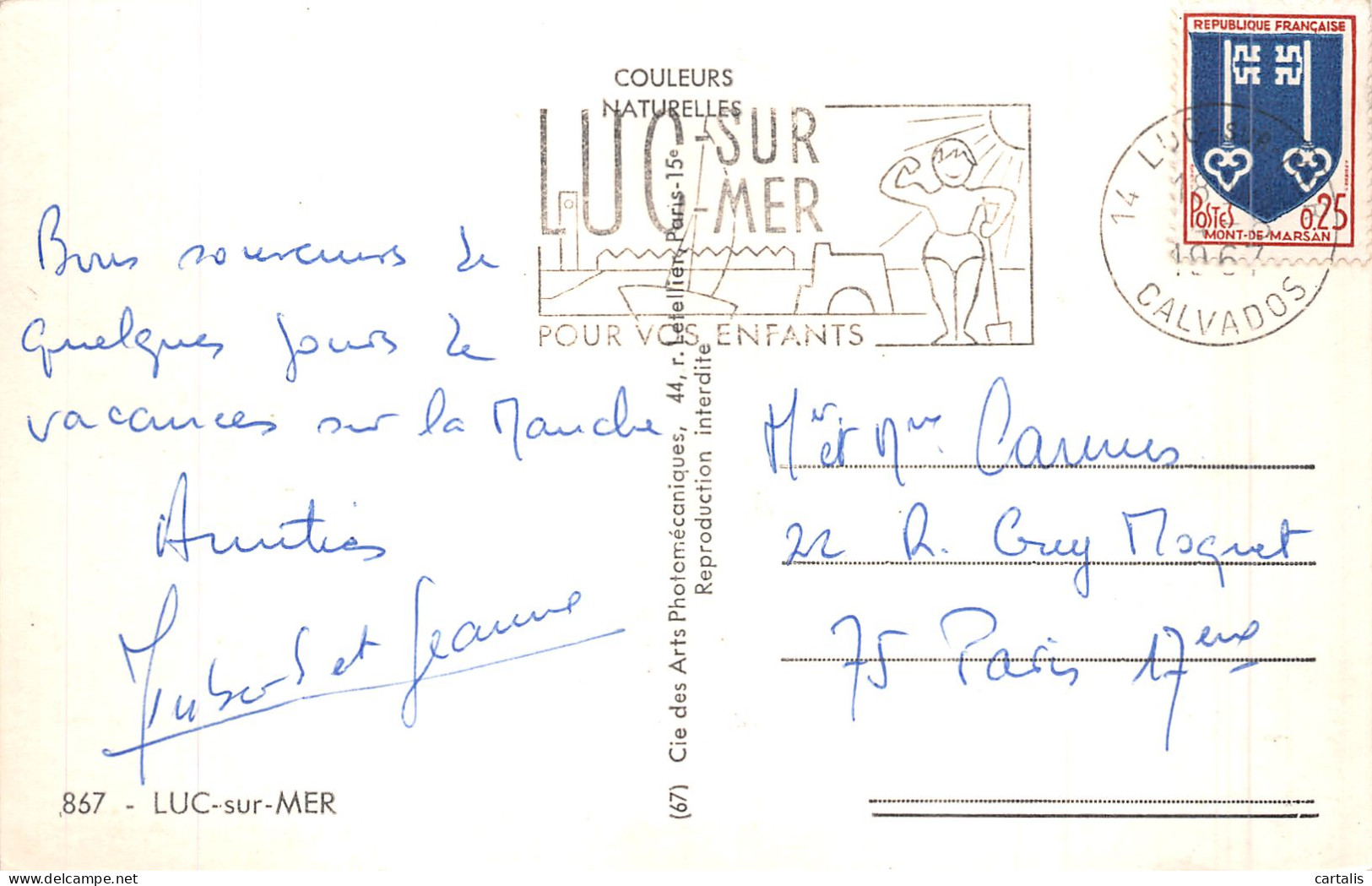 14-LUC SUR MER-N°4465-E/0115 - Luc Sur Mer