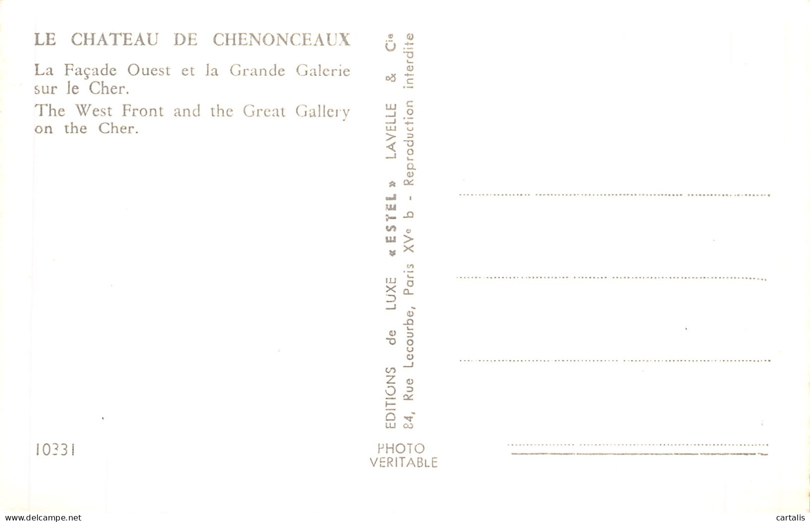 37-LE CHATEAU DE CHENONCEAUX-N°4465-D/0259 - Altri & Non Classificati