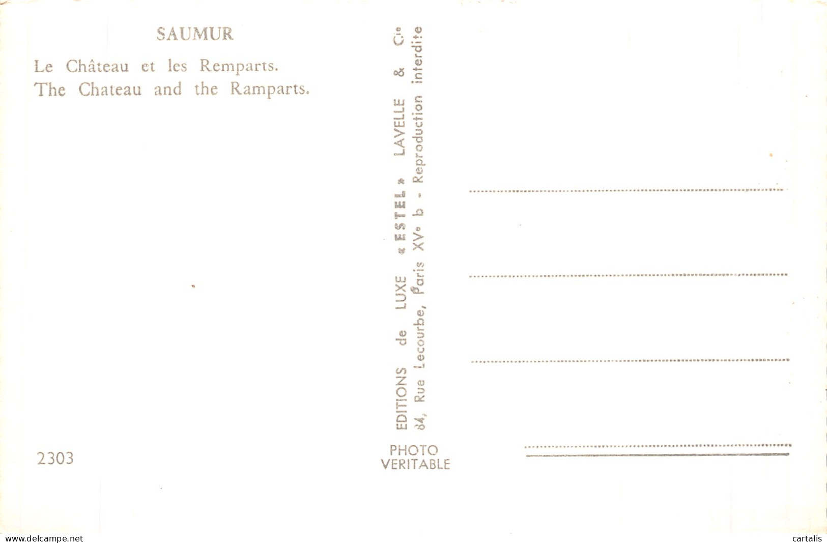 49-SAUMUR-N°4465-D/0243 - Saumur