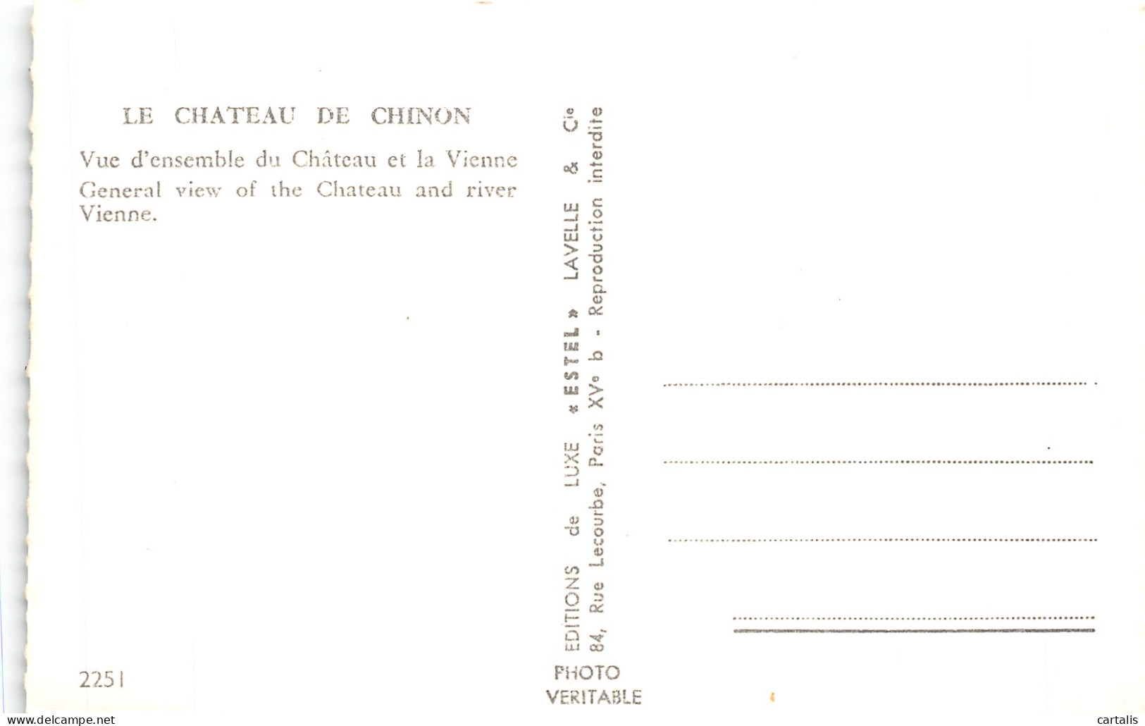 37-LE CHATEAU DE CHINON-N°4465-D/0253 - Altri & Non Classificati