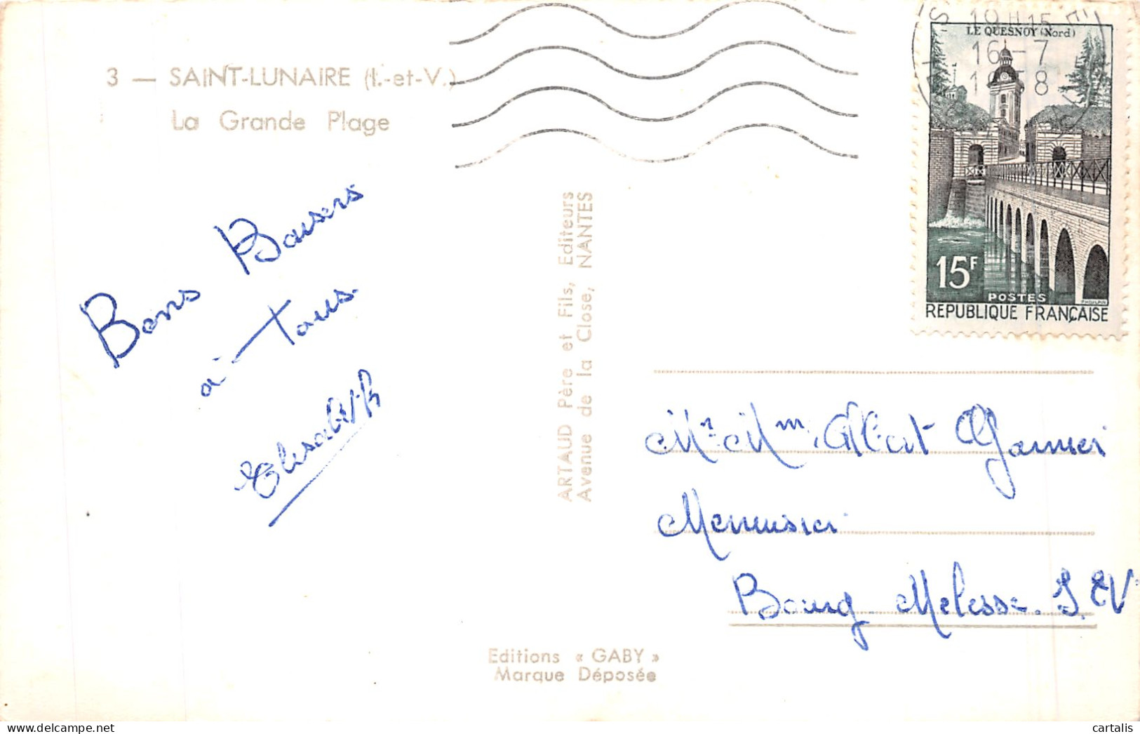 35-SAINT LUNAIRE-N°4465-D/0163 - Saint-Lunaire