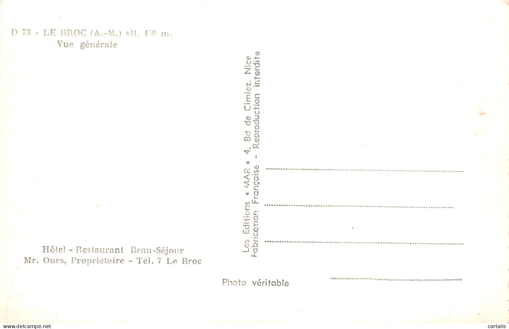 06-LE BROC-N°4465-D/0083 - Sonstige & Ohne Zuordnung