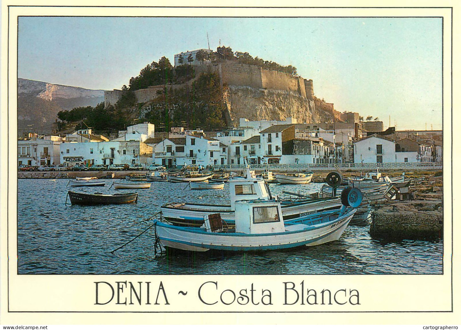 Navigation Sailing Vessels & Boats Themed Postcard Denia Costa Blanca Harbour - Voiliers