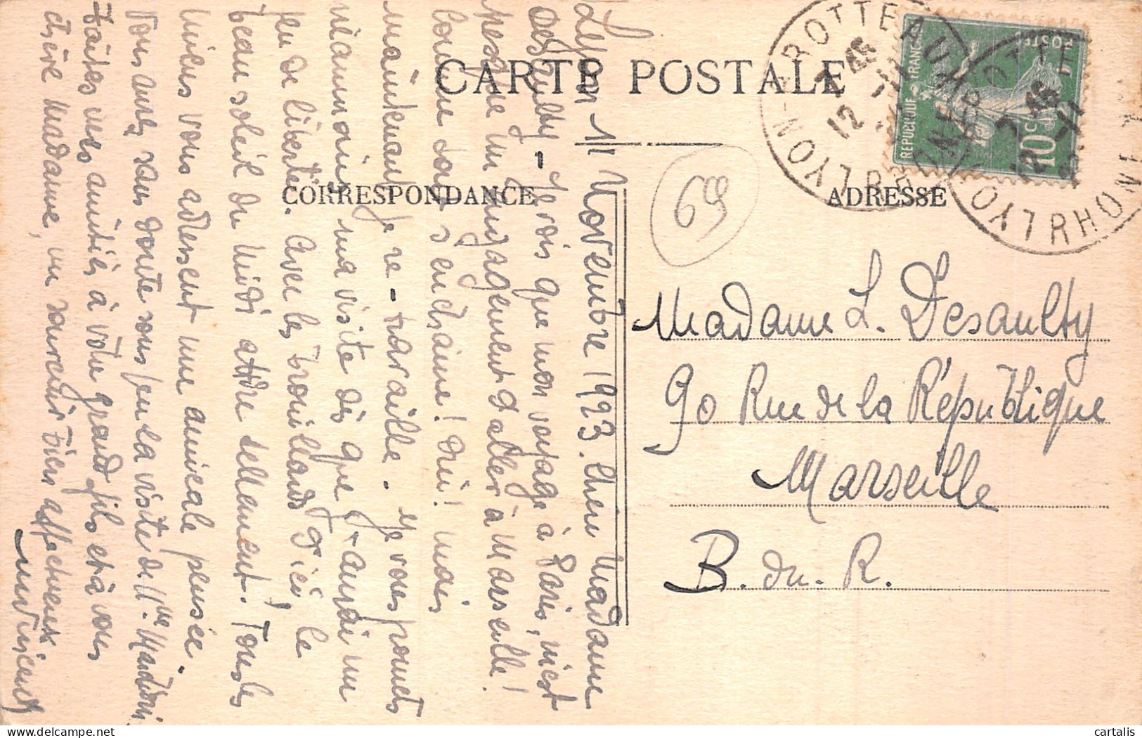 69-LYON-N°4465-G/0203 - Other & Unclassified