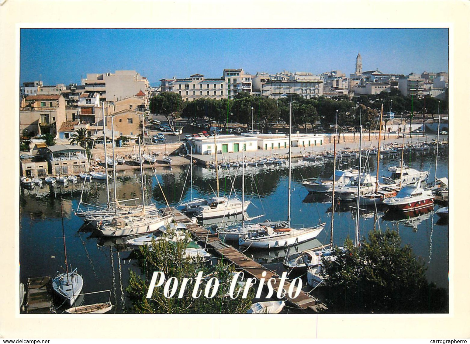 Navigation Sailing Vessels & Boats Themed Postcard Porto Cristo Harbour - Segelboote