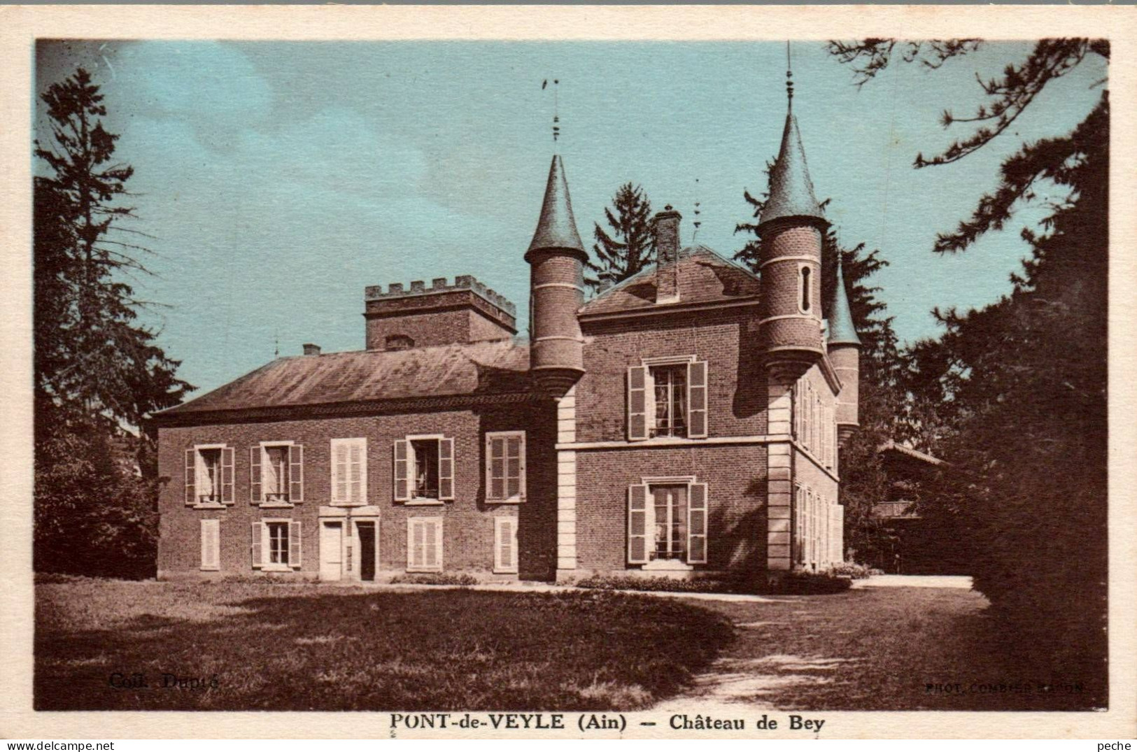 N°1501 W -cpa Château De Bey -Mont De Veyle- - Castillos