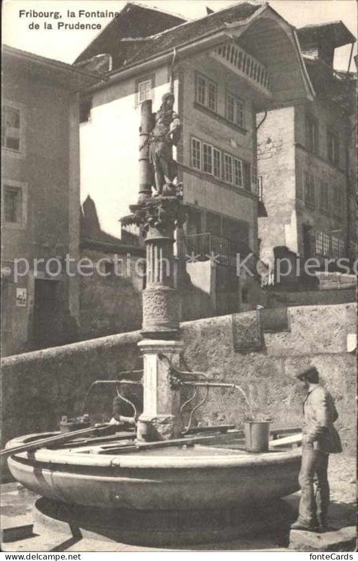 11969654 Fribourg FR La Fontaine De La Prudence Fribourg - Sonstige & Ohne Zuordnung