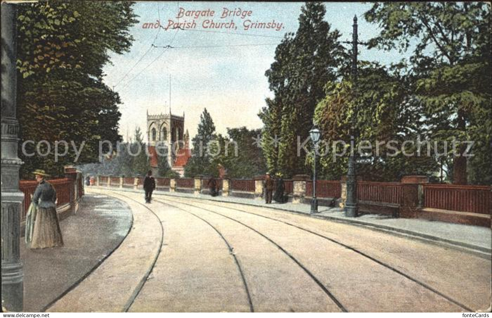 11969548 Grimsby Bargate Bridge And Parish Church North Eastern Lincolnshire - Autres & Non Classés