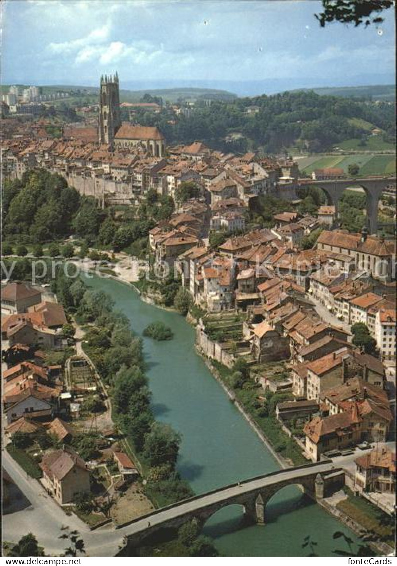 11969411 Fribourg FR Fliegeraufnahme Fribourg - Sonstige & Ohne Zuordnung