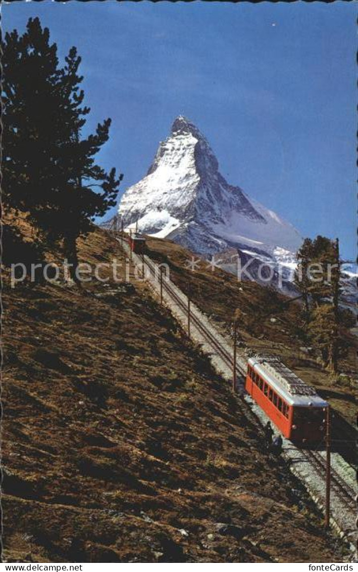 11969212 Matterhorn VS Gornergratbahn Mont Cervin Matterhorn VS - Autres & Non Classés